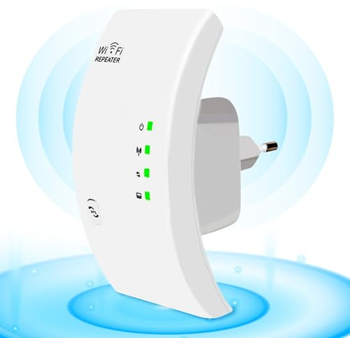2025 Wi-Fi Booster, Wi-Fi Range Extender, Wi-Fi Signal Booster Up To 3,600 sq.ft, 50 Devices, Wireless Internet Repeater, Ultra Long Range Amplifier With Ethernet Port, UK Plug