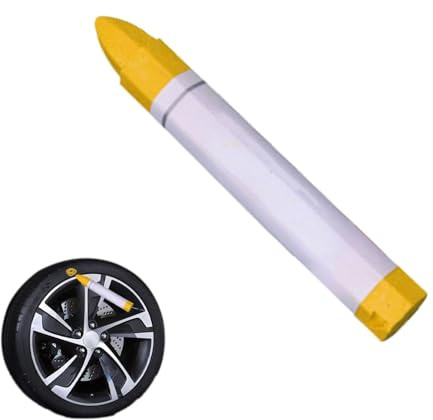 Penna Per Pneumatici | Penna Di Marcatura Automobile Bianco Giallo | Marcatori per Letteratura Di Pneumatici AutomDecorazioni Per Auto Impermeabili Ad olio, Strumenti Per La Pittura Di Pneumatici