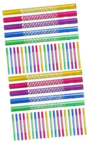 Toddmomy 2 Ensembles Carillons Éoliens Pièces De Carillon Éolien Anneau De Sonnette Filaire Lampes Solaires en Plein Air Kit Carillon Éolien Belvédère Cloche Métal Colorful 25 Pièces * 2