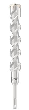Bosch 1x Broca para martillo PRO SDS plus-5X | para Hormigón armado, Hormigón, Ø 28,00 mm, Professional Accesorios Martillo perforador