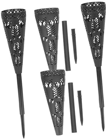 HOMOCONO 4piezas Jarrones De Cementerio para Flores De Plástico con para Decoración De para Flores y Artificiales