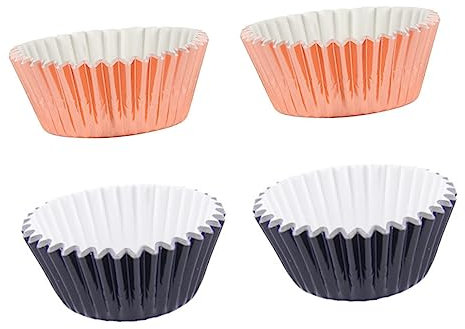 FUNOMOCYA Pirottini Muffin in Carta Foglio di Alluminio, 200 Pezzi