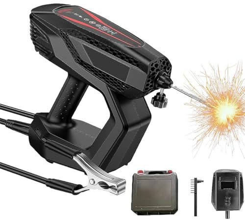 Handheld Portable Welder, 20-200Amp ARC IGBT Inverter Welding Machine, 3/32''-1/8'' Stick Welder with Protective Handle LCD Display, for Professional Beginners