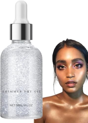 Orphic Body Shimmer, Body Glitter Oil, ShimmerDry Oil, Glowing BodyShimmer Dry Oil, BodyShimmer Lotion, Glitter Body Oil, Colour Changing Glitter Oil Under Light, Sparkles Face (Interstellar)