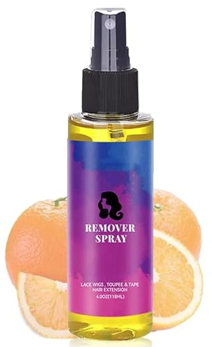 Tape Extension Remover for Hair Systems & Lace Front Wigs, Effective Adhesive Solvent, 118ml Hair Extension Remover Solution