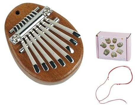 Professionelles Mini Kalimba Mini Instrument Aus Holz Mit 8 Tönen Geeignet Für Anfänger Professionelle Kalimba-Musikinstrumente(3/4)