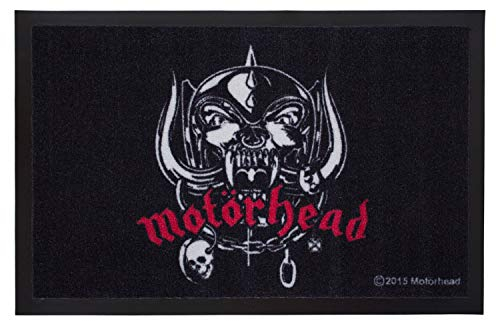 Motoerhead Alfombrilla Skull Logo Roseline felpudo Estera De Tierra Separador De Puerta Felpudo De Puerta Mat Alfombra felpudo
