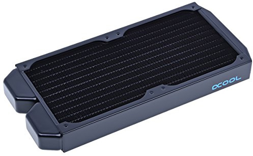 Alphacool 14157 NexXxoS ST30 Full Copper 240mm Radiator Wasserkühlung Radiatoren, Schwarz