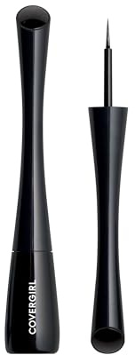 COVERGIRL Get In Line Liquid Eyeliner, Black Vinyl, 0.08 Fl oz
