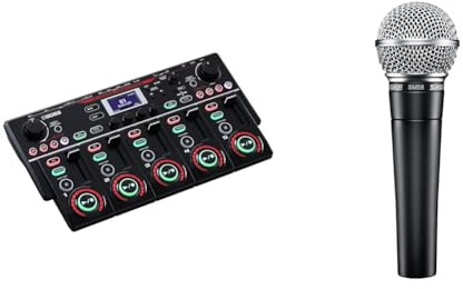 BOSS RC-505MKII Loop Station – The Industry Standard Tabletop Looper, Updated and Enhanced. & Shure SM58-LC Cardioid Dynamic Vocal Microphone with Pneumatic Shock Mount, Spherical Mesh Grille