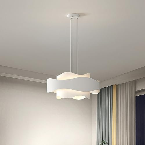 FAZRPIP Moderne LED-Kronleuchter, industrielle Pendelleuchte, verstellbare Hängelampe mit Metallschirm, Bauernhaus-Pendelleuchte für Kücheninsel, Kaffeebar, Café-Waschbecken-Esszimmer