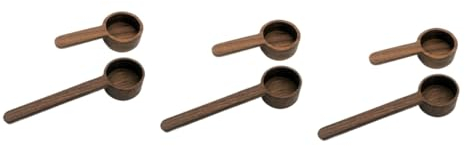 Garneck 6 Pièces Cuillère à mesurer cuillère à thé en vrac à condiments en bois kitchen gadgets outils de cuisine cuillere doseuse en bois de Ménage Hêtre