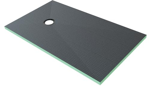 1800x900x40mm Wet Room Wetroom Shower Tray Kit with Waste & Flexible Pipe