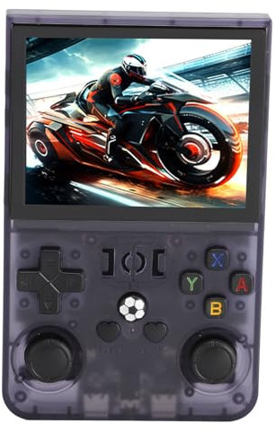 Retro-Spielekonsole, 4000 MAh, Retro-Spielekonsole, Videospiele, Spielekonsolen mit Integrierten Spielen und 3,5-Zoll-IPS-Bildschirm, Tragbare Taschenspielkonsole für Heimreisen