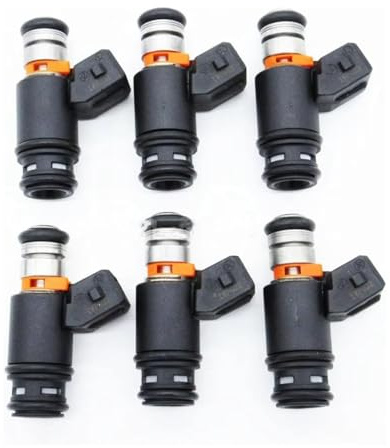 Für VW Für G&olf Für J&etta Für EuroVan 28 V6 IWP022 021906031D 021906031B FJ573 6X Kraftstoff Injektor Kraftstoff Spray Düse Kraftstoff-Benzin-Einspritzdüse
