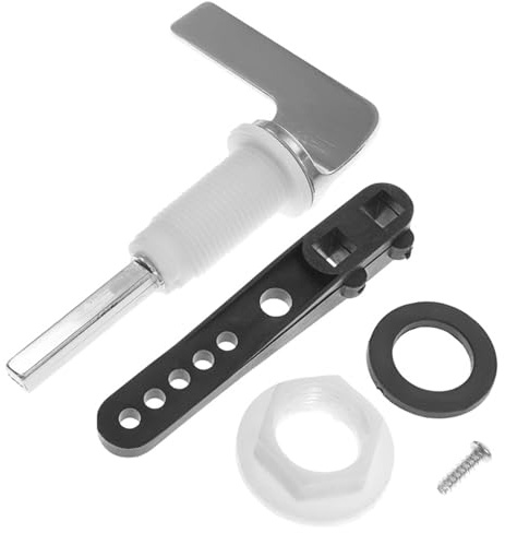 Toilet Flush Handle, Toilet Cistern Handles,Toilet Cistern Handles with Adjustable Arm, Durable Replacement Easy Installation Cistern Handle Compatible with Most Toilets