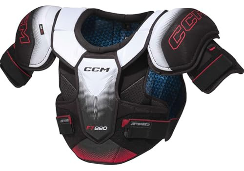 CCM Jetspeed FT880 - Protezione per spalle per hockey su ghiaccio, Junior (Junior-S)