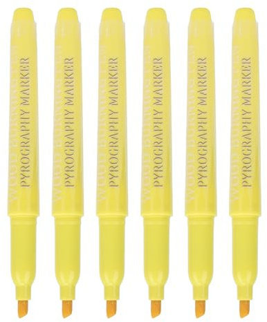 Haofy Kit de Bolígrafo para Quemar Leña, Gel para Quemar Leña Compuesto Orgánico y Bolígrafo de Punta Ancha para Principiantes y Entusiastas de las Manualidades