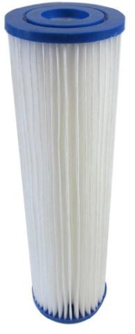 Filtres à eau pour sédiments (polyester plissé) - 10 - 5µm - Lavable - Réutilisable