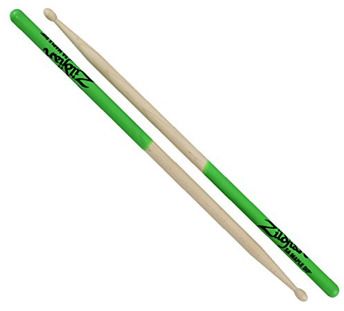 Zildjian 5A Maple Green DIP Drumsticks