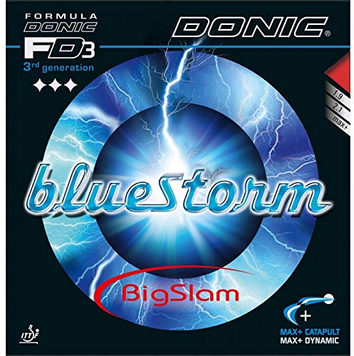 DONIC Belag Bluestorm Big Slam Farbe 1,9 mm, rot, Größe 1,9 mm, rot