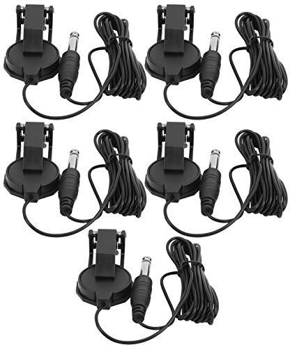Cello Clip-On Pickup, Ukulele Clip-On Pickup, Small Contact Pickup, Bekväm Enkel Strikt kvalitetskontroll 5st Gitarr för Cello Violin Performer