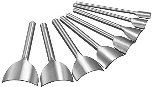 sourcing map Lot de 8 emporte-pièces en forme d'arc pour cuir 10 mm-45 mm