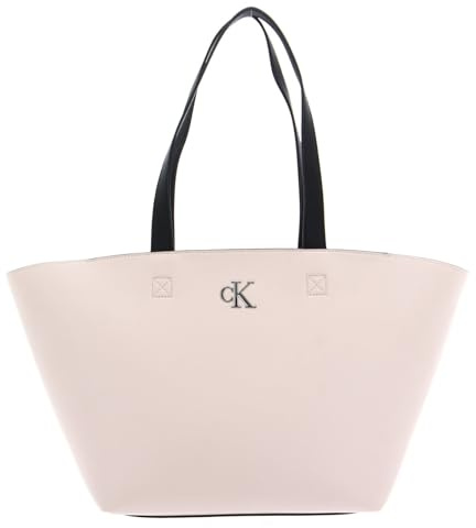 Calvin Klein Schultertasche CKJ Minimal Monogram Shopper28 Ballet beige