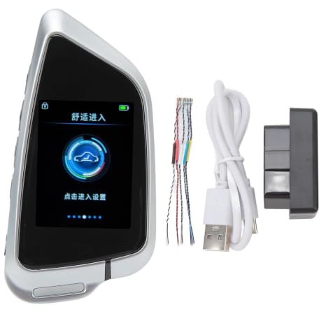 Yosoo Smart Schlüssel, LCD Bluetooth 5.0 | Keyless Entry, Zinklegierung, 450mAh