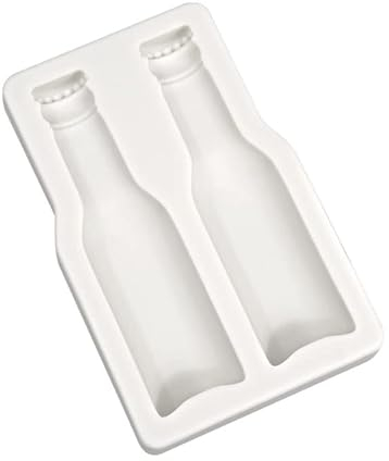 Beer Bottle Shaped Silicone Mold Fondant Chocolate Mould DIY Cake Dessert Mould Homes Kitchen Baking DIY Supplies Chocolate Moulds Shapes for Household Cute