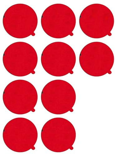 INDIAN STORE 24 Lot de 10 rubans adhésifs double face CP5108, diamètre 70 mm, extra-résistants, en mousse acrylique, pour surfaces métalliques peintes. Alternative compatible au 4229P.