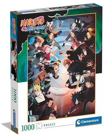 Clementoni Naruto Puzzle 1000 Teile Erwachsene - Anime Puzzle Erwachsene in 70 x 50 cm - Puzzle Erwachsene anspruchsvoll von Clementoni 39834