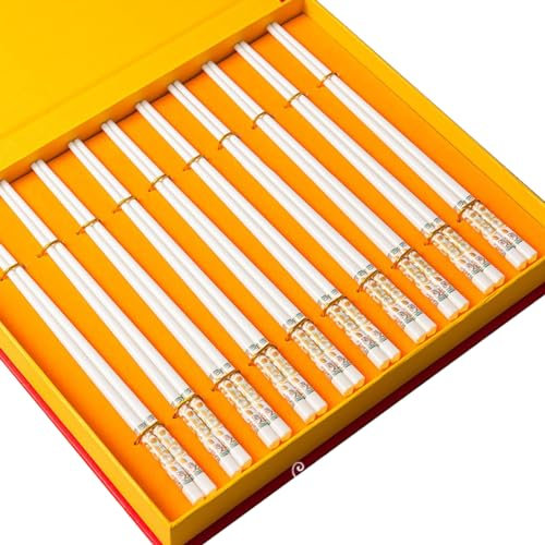 Bacchette Cinesi In Porcellana, Set Regalo Regalo In Porcellana Set Di Bacchette, Bacchette Riutilizzabili, Lavastoviglie In Lavastoviglie Resistenza Ad Alta Tempera Y