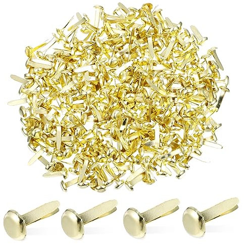 NUOBESTY 300stücke Kleine Metallbrads Runde Papierverschlüsse in Pastellfarben Für Scrapbooking Und Basteln
