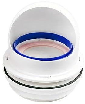 ZMYOZDO Clapet Anti-Retour en Verre 150-200MM, 1 pièce, pour hotte de Cuisine, boîtier de Sortie de Tuyau, échappement de Cuisine, Accessoires de Port de Ventilation Anti-Odeur