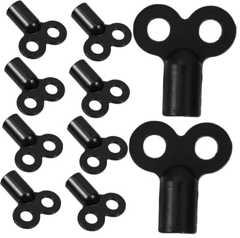 Artibetter 10pcs Exhaust Valve Key Tool Radiator Wrenches for Bleeding Air Plumbing Tool Key