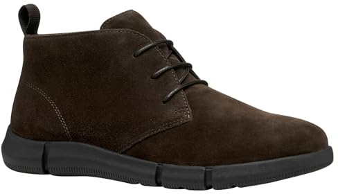Geox U Adacter M, Stivale alla Caviglia Uomo, Marrone Scuro, 43 EU