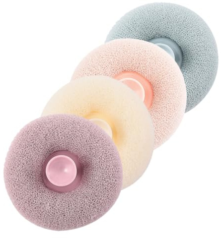minkissy 4pezzi Palline Da Doccia Esfolianti Morbide Palla Da Bagno Per Schiuma Ricca Per Detergere Delicatamente La Durante La Doccia
