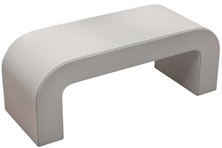 ZIGTUEI Schuhregal Mit Sitzbank, Schuhbank, Schuhbank Mit Sitzfläche, Mit Stauraum, Platzsparend, Mit Gepolstertem Sitz, für Eingang, Wohnzimmer, Flur(White,150x42cm/59x16.5in)