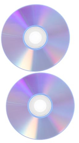 Housoutil 2piezas Disco CD-r Disco CD Virgen para Grabar Música y Teléfono Compatible Varios Dispositivos para Conservación De Datos y Uso Diario