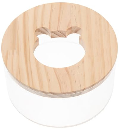 UPKOCH Lavabo de Arena para Baño para Hámsters Caja de Baño de Pequeño para Mascotas Transparente para Hámster Escondite Suministros para Mascotas Pequeñas