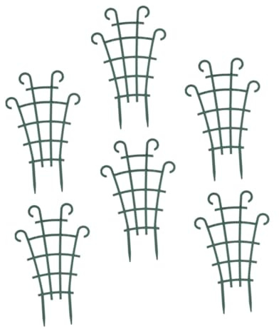 Hohopeti 6 Soportes para Plantas Trepadoras de Jardín Enrejados para Flores y Macetas Soporte para Plantas de Enredadera Estructura Resistente para Crecimiento Vertical