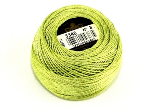 DMC Perlgarn, Baumwolle, Größe 8, 10-g-Knäuel 3348