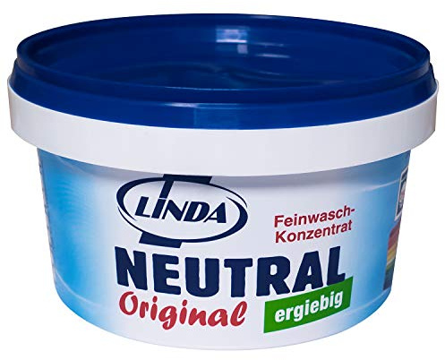 Linda Neutral Original Feinwasch Konzentrat: Dreifach Konzentrat für Wäsche aller Art (außer Wolle und Seide) Allergiearm: weil frei von Enzymen Bleich-, Konservierungsmitteln und optischen Aufhellern
