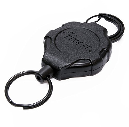 KEY-BAK Ratch-It Ratcheting Tether, 48 in Cord, Carabiner