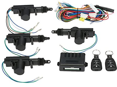 KCSAC Car Alarm System With Auto Starline Door Lock Keyless Entry System Remote Control Central Locking Kit With Trunk Release Button Vehicle Electronics Alarm Systems