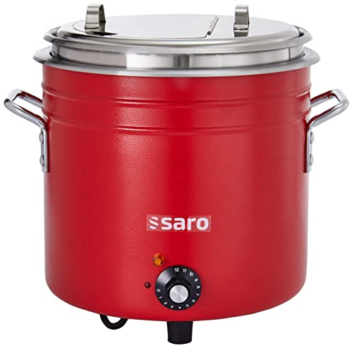 Saro Bollitore da zuppa in stile retrò, Rosso