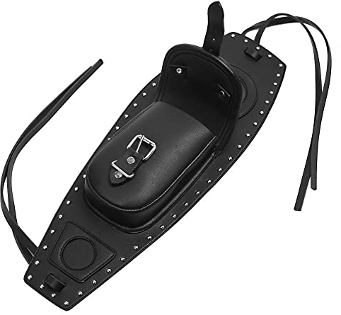 Fituenly Motorrad-tankrucksack Aus Pu-Leder, Konsolentasche, Motorrad-Fronttasche, Tankpad-Abdeckung, Passend Für 883 1200
