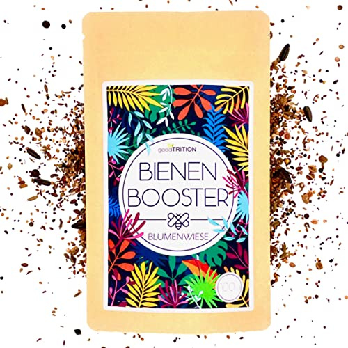 200 g Blumensamen für 200 qm Blumenwiese Bienen Booster im eigenen Garten ein- und mehrjährig (Blumen-, Kräuter- & Kulturartensamen)…