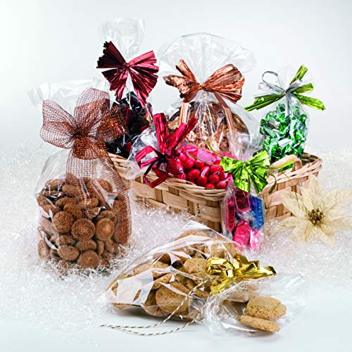 Italpak Lot de 50 sachets transparents pour aliments, 15 x 25 cm